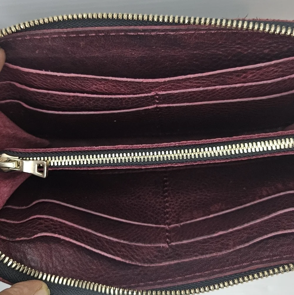 Portland Leather Goods Burgundy Wallet